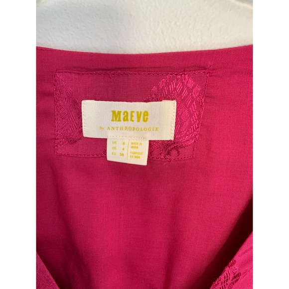 Anthropologie Mauve‎ Christine Belted Dress - Picture 3 of 8